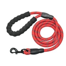 Reflective Dog Leash Nylon Pet Dog Leash Rope For Small Medium Large Dogs Walking Training Pet Suppiles (Option: Red)