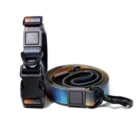 Heat Transfer Printing PVC Coated Rubberized Waterproof Traction Rope Set (Option: Blue-20mm)