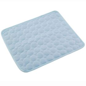 Dog Cooling Mat Summer Pets Cold Bed Extra Large For Small Big Dogs Pet Accessories Cat Durable Blanket Sofa Cat Ice Pad Blanket Pet Products (Option: Light Blue-M60*50cm)